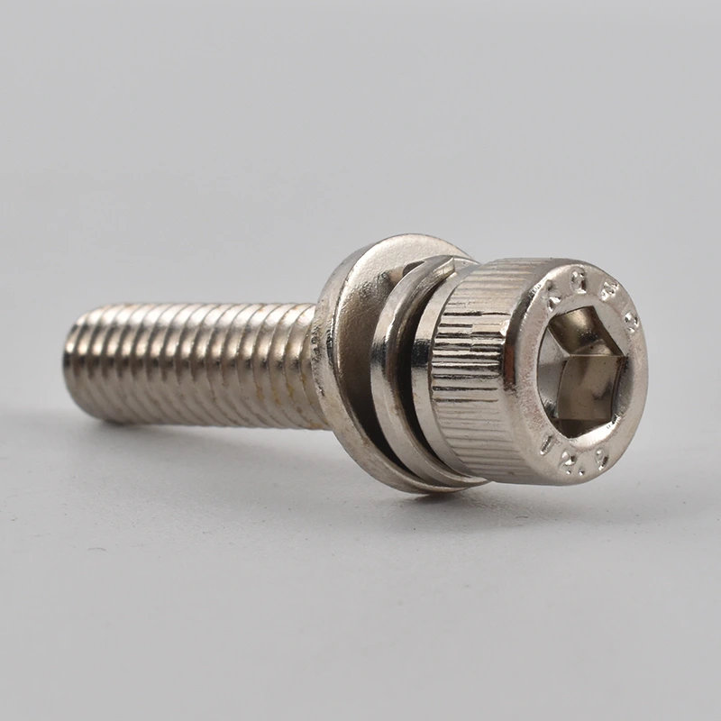 Nickel-plated Hex Socket Cap Head Combination Screws
