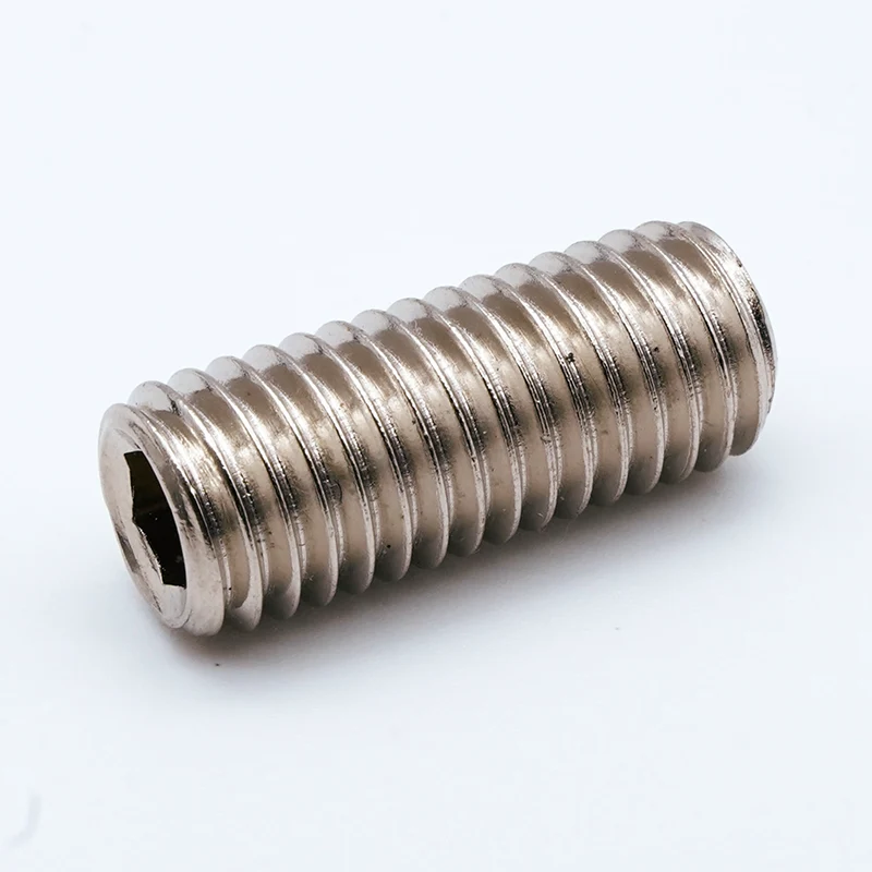 Nickel-plated Hex Socket Set Screws with Cup Point